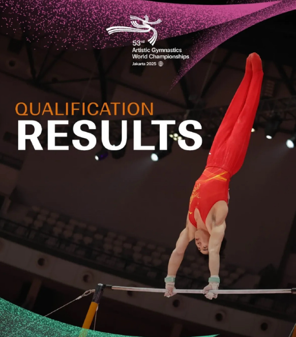国际体操联合会在社交媒体发布了2025年世界体操锦标赛资格赛结果，封面选择的是中