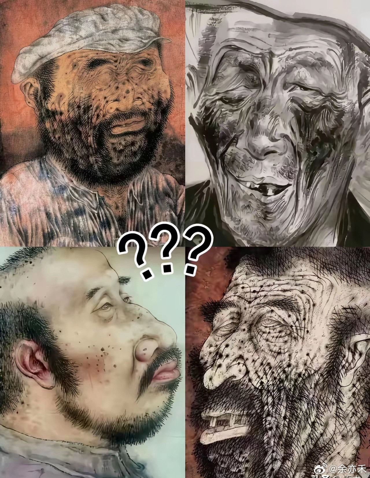 现在所谓的美术家，他们的心理需要多大的扭曲？他们的心灵需要被多大的污染？他们的思