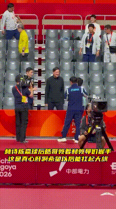 这一点都不过？王皓带着林诗栋去握个手咋了，男单决赛是王楚钦跟林诗栋都是咱国乒的人