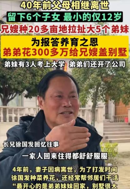 1985年，湖北天门，六兄妹的父母相继离开人世，为了撑起整个家，大哥大嫂拼命种地