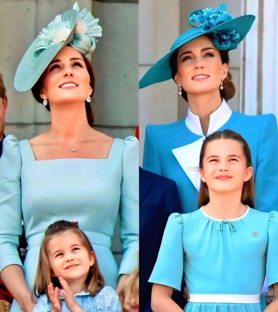 夏洛特公主，似乎一下就长大了！原来的她，是妈妈怀中的小女孩，任性又可爱。不过