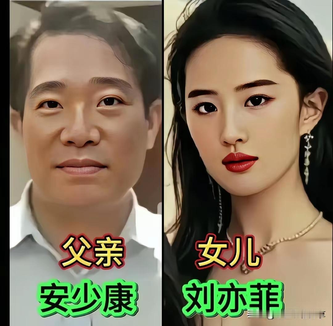 这些“糙汉”爸爸们，真的是太有福气了，才能生出来这么漂亮的女儿啊！杨幂的爸爸眼