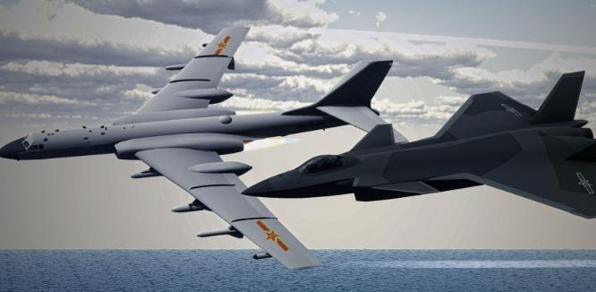 给脸不要脸的日子，彻底结束了！南部战区这次出动了轰-6K轰炸机，这就是一个最