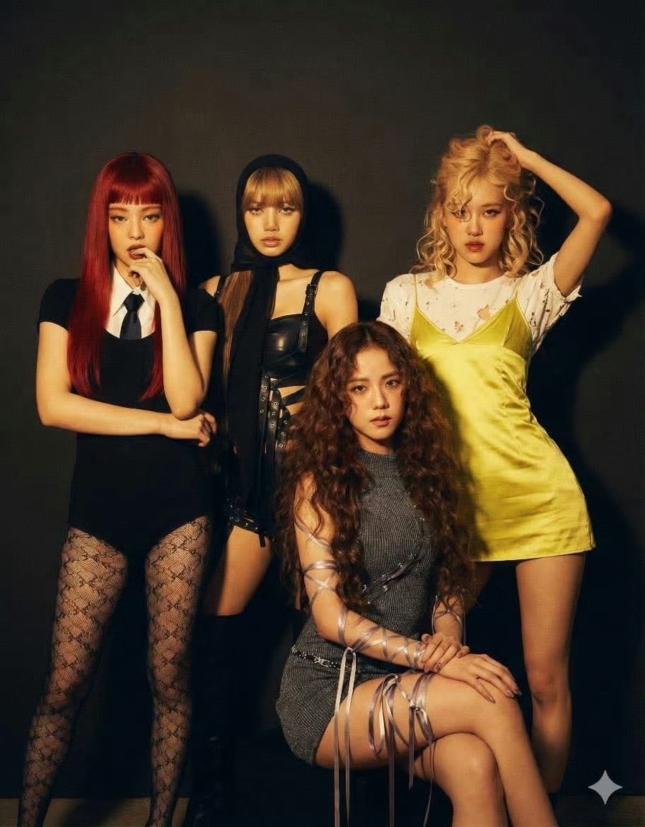 这个女团：1个人拥有全球大爆曲➕格莱美三项提名1个人成绩小出圈➕造型被师妹模仿