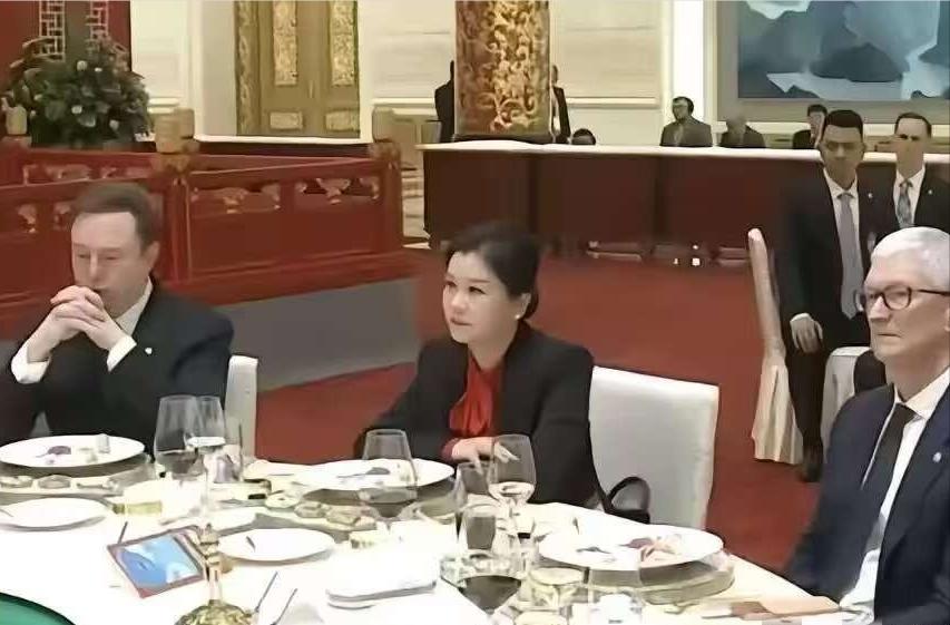 很多人好奇坐在马斯克和库克中间的女人是谁？凭什么能站上中美顶级饭局。她就是蓝思