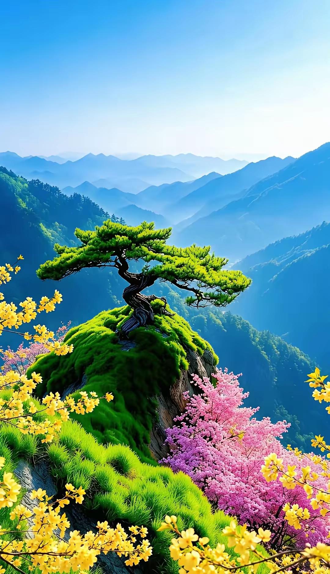 大自然的鬼斧神工，赐给人类的美景，让人充分享受快乐。