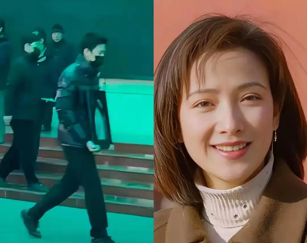 镜头里，24岁的许何抱着母亲的骨灰盒，一步一低头。没哭？那就对了。真正的