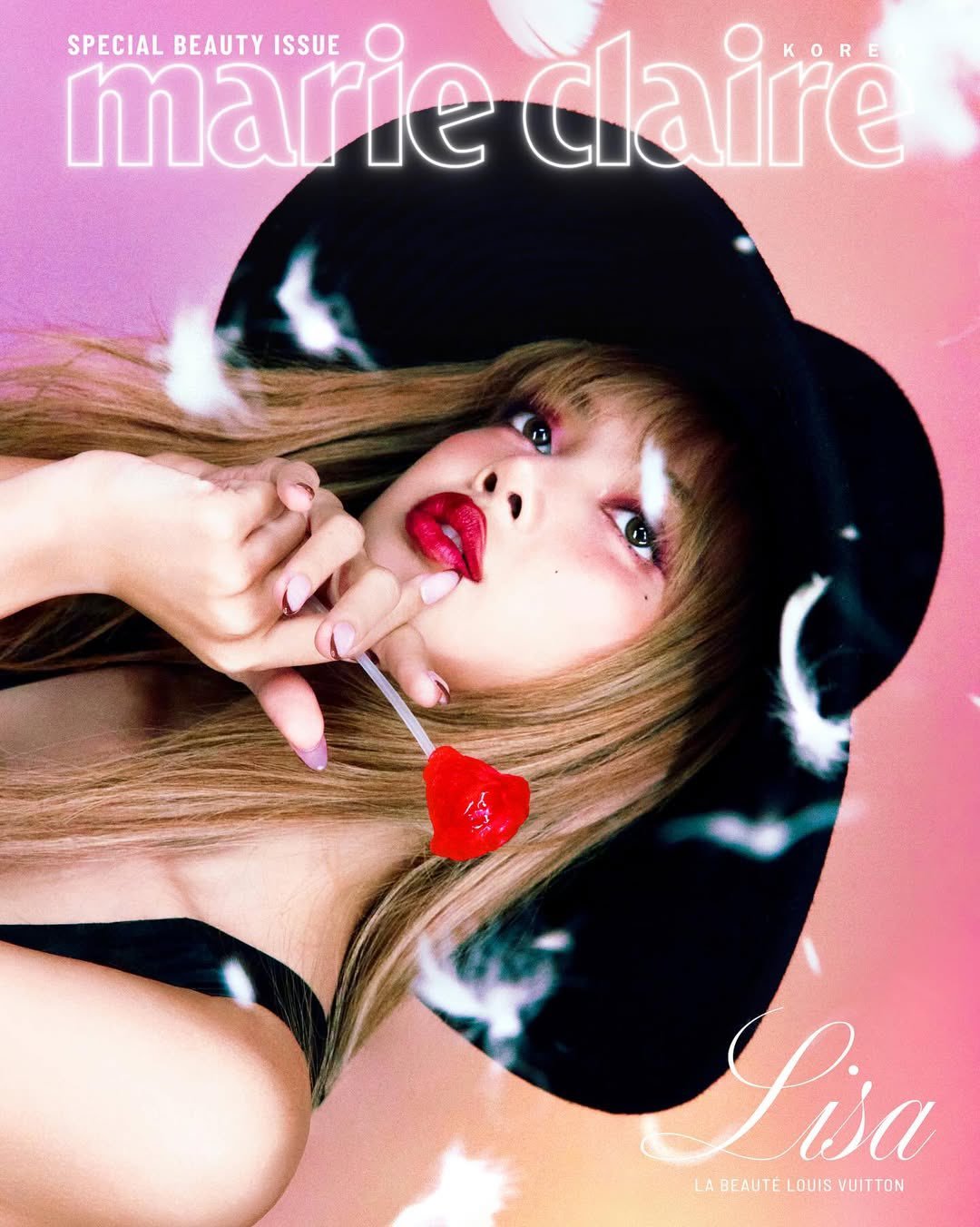 LISAxMarieClaire韩版2025特别美妆刊封面太喜欢了！尤其是