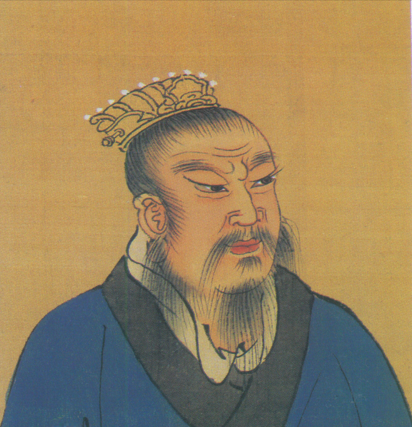 刘邦当上皇帝后，突然想起自己和初恋曹寡妇还有一个儿子，就悄悄地跑去沛县找人。两人