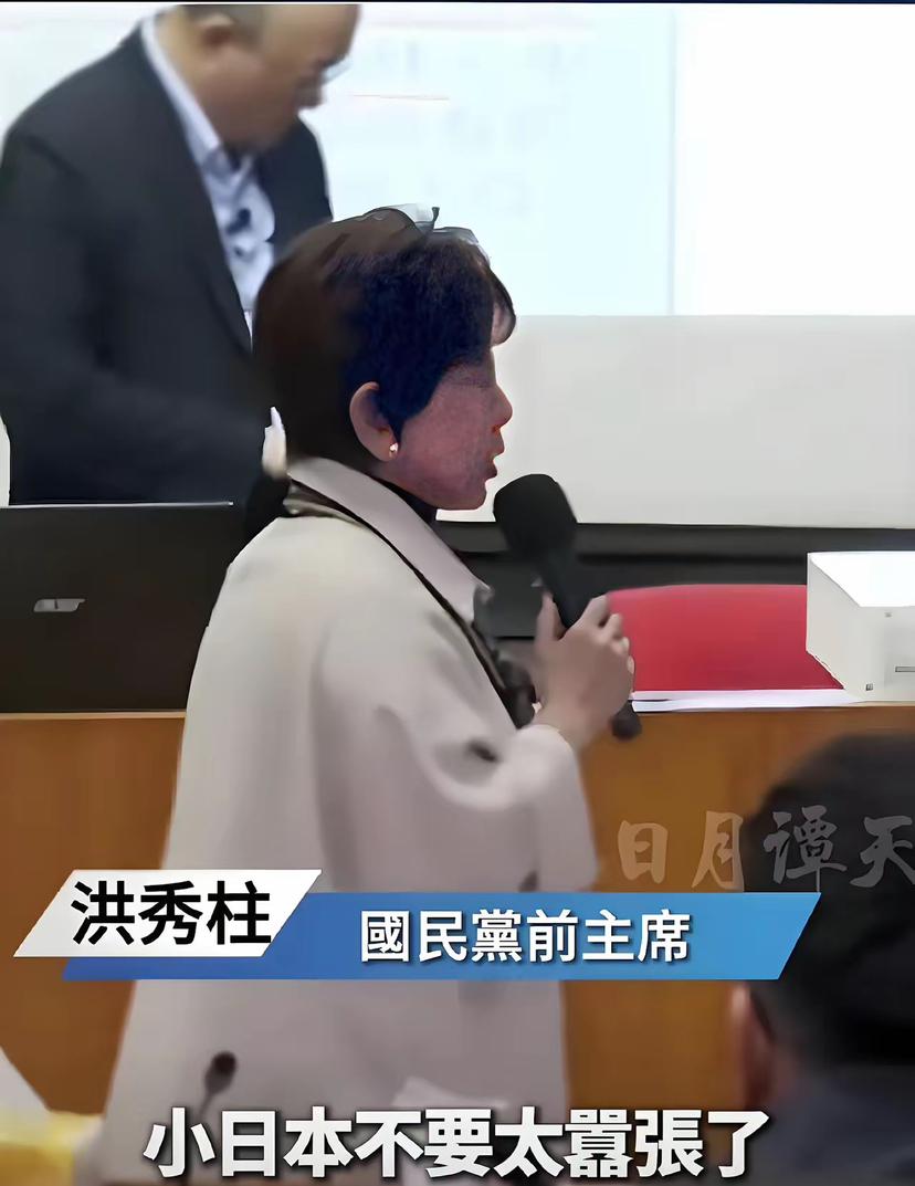 这下好了，全国人民都知道了！12月6日，洪秀柱公开声称日本是“小日本”，并公开警