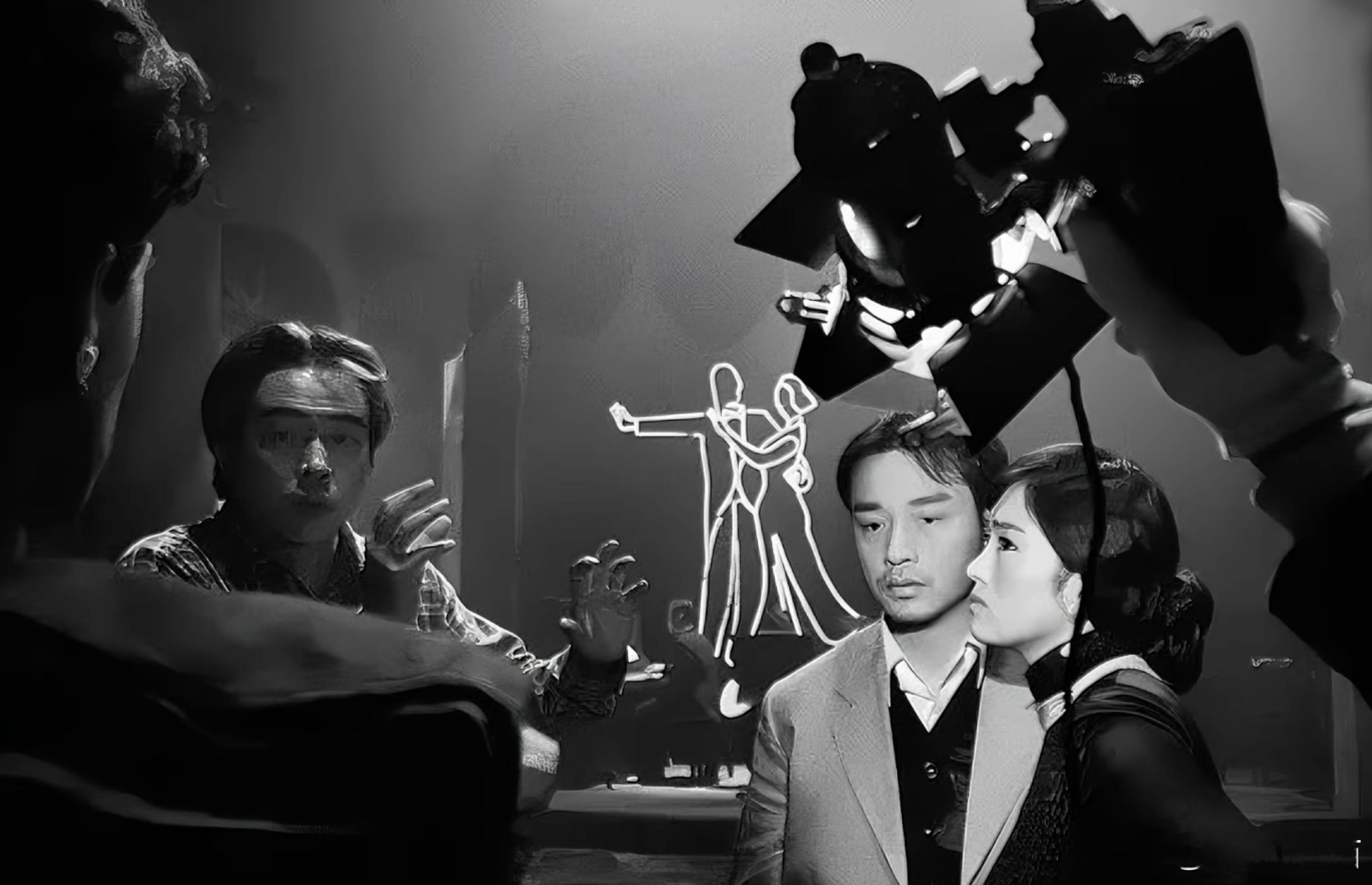 电影《风月》片场，1995年
