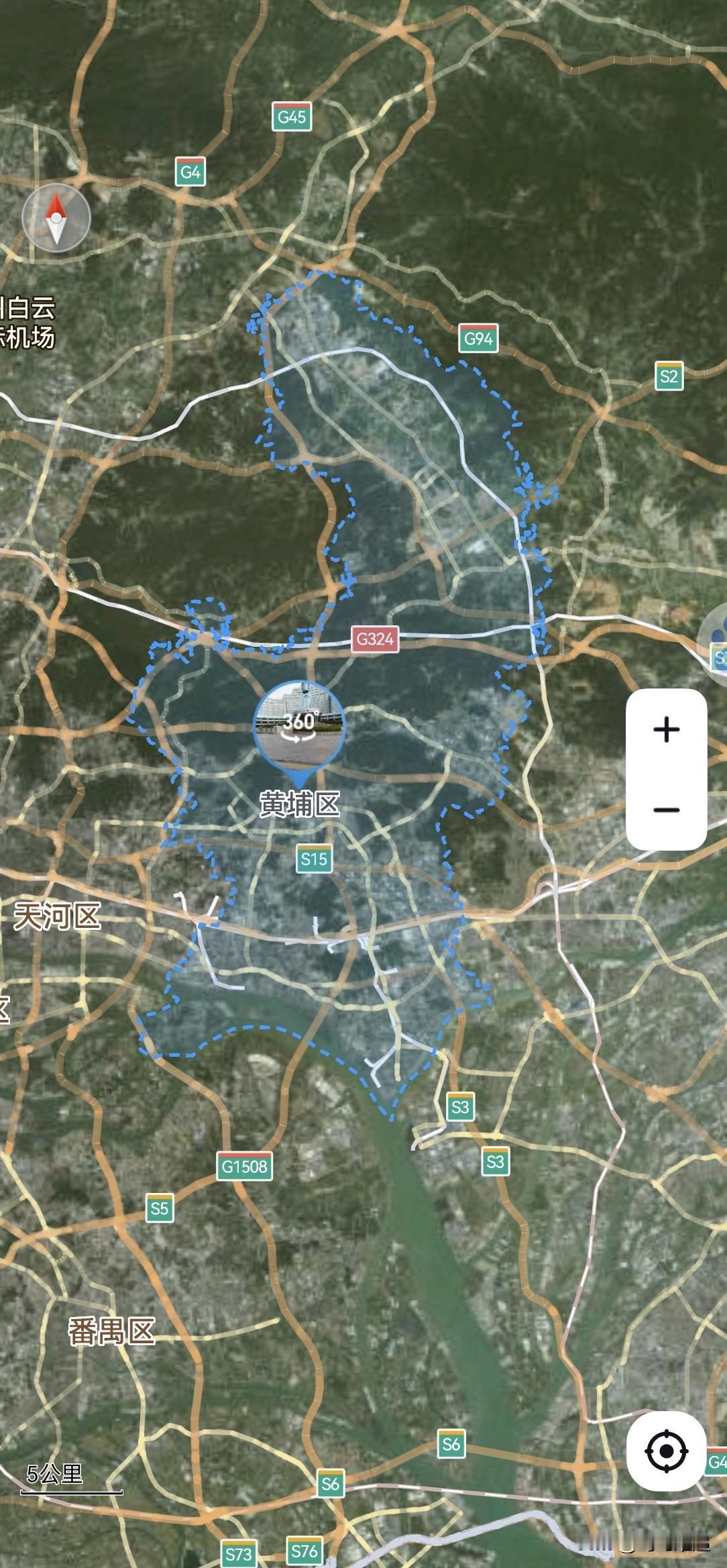 广东，从广州黄埔区付到清远阳山县1是拔提用重吗？黄埔区，总面积484.17平方