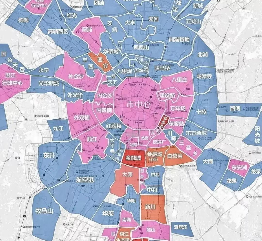 成都房产博主集体不提新都三河场和大丰，视频里全是温江郫都。地铁3号线5号线早就