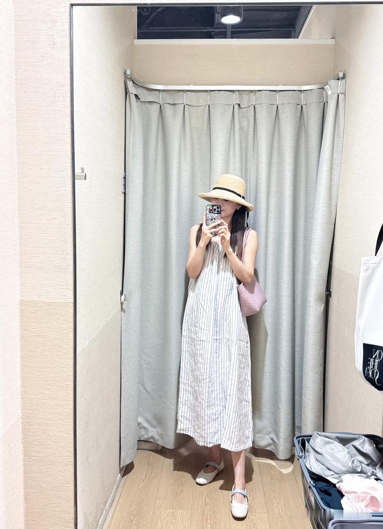 MUJI｜muji本月超火的连衣裙，好看的哎浪漫生活的记录者汉麻吊带➕粉色宝