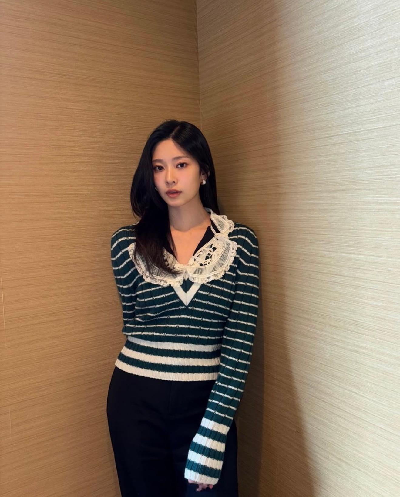 金珉周金珉周韩系美女的秋冬衣橱​​​