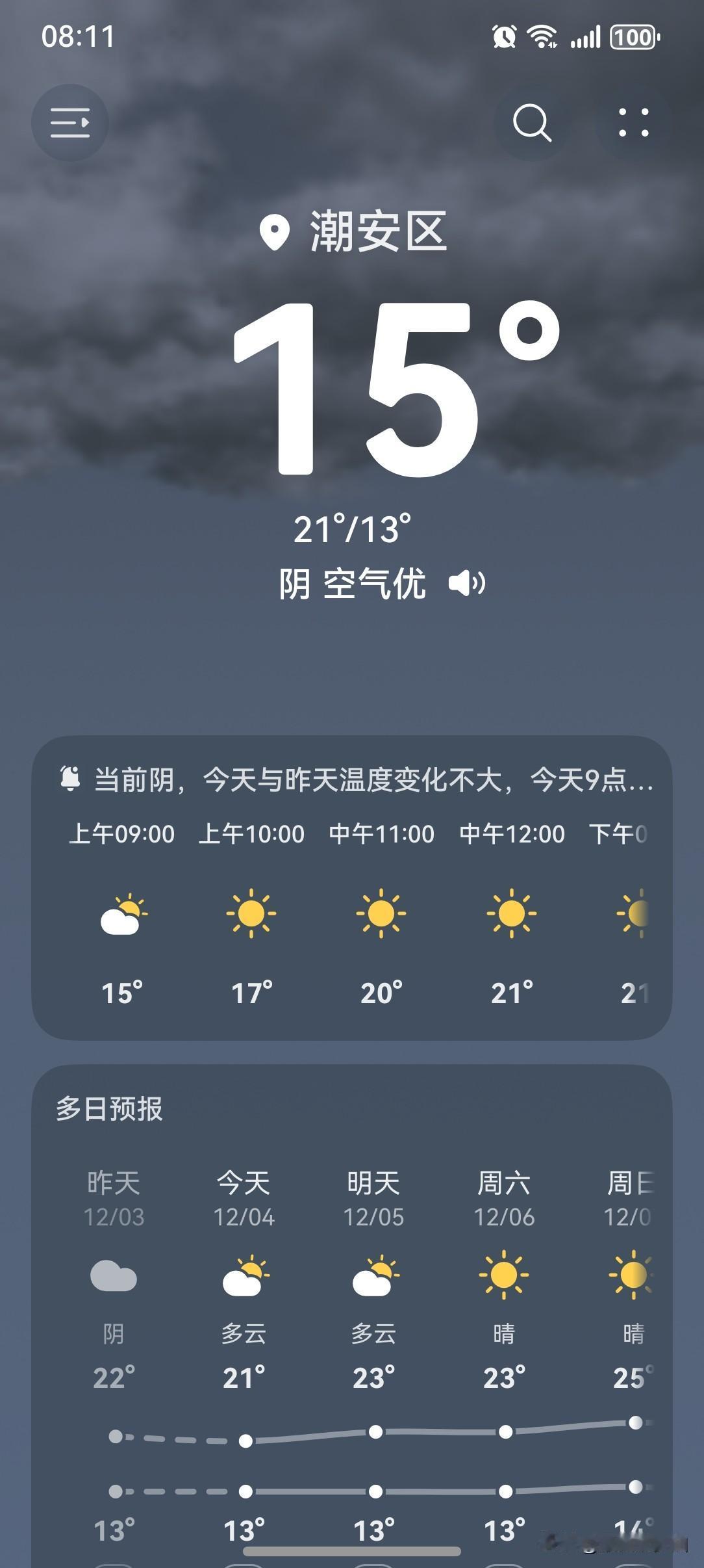 冷空气继续影响江南等地，广东也喜提降温！未来几天，广东大部多云间晴，有阳光相