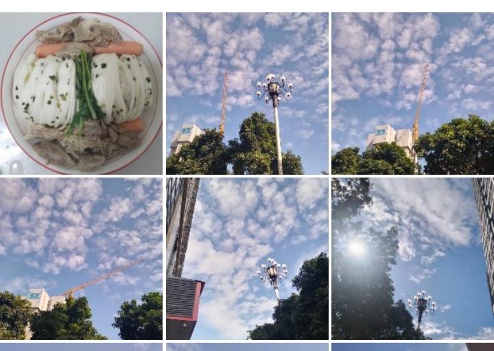 广州的天气凉了，天空很蓝，偶然吃一次馒头，不知道配什么好？有猪瘦肉，有玉米肠，有