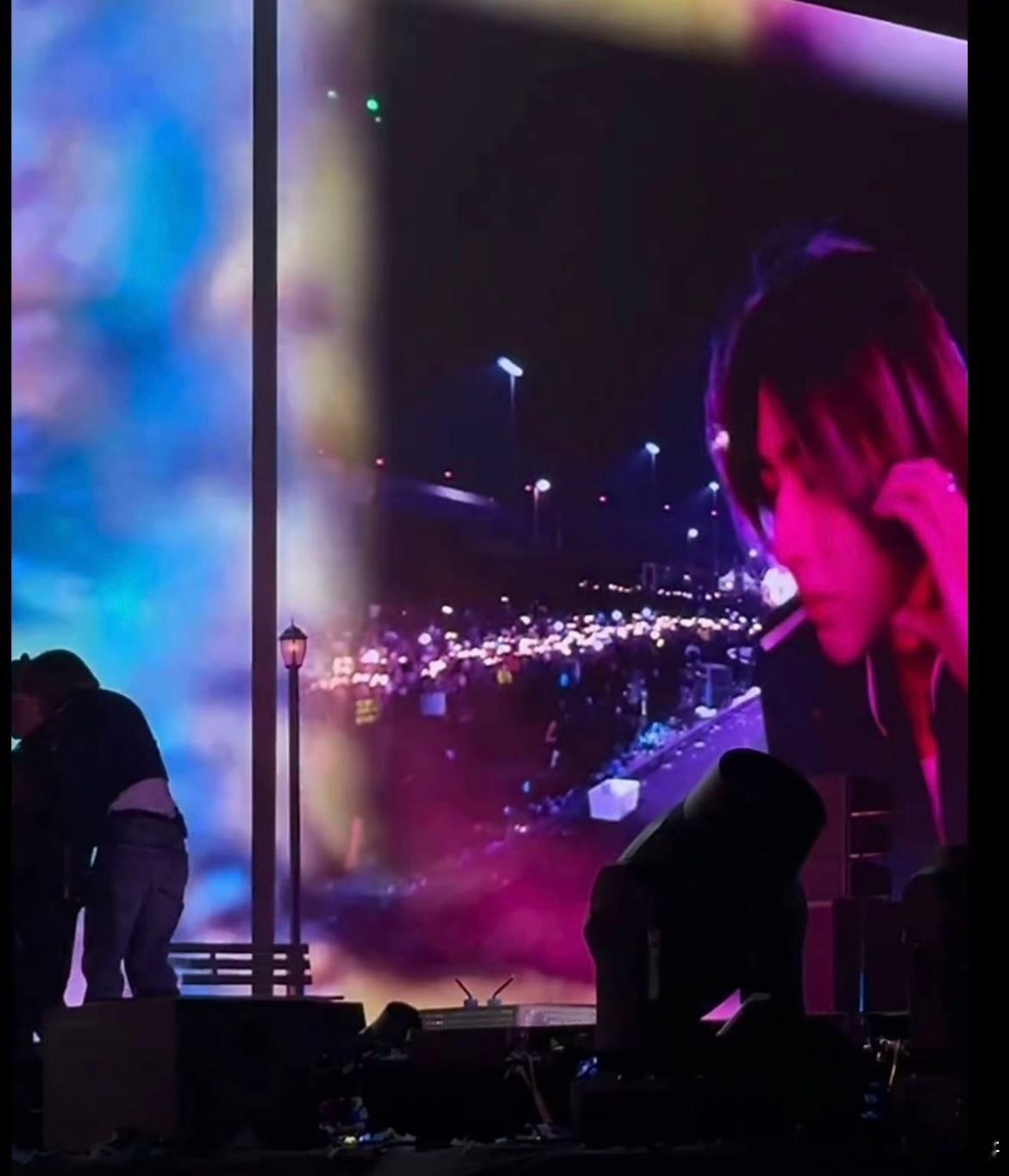 音乐节脸颊比心第一人，而且今晚的舞台基本全是舞蹈，afterglow也有编舞，演