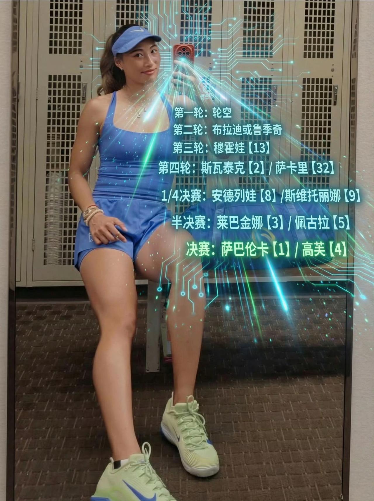 郑钦文今年印第安维尔斯赛的签表出来了，大家觉得签运如何？第三轮大概遭遇穆霍娃、