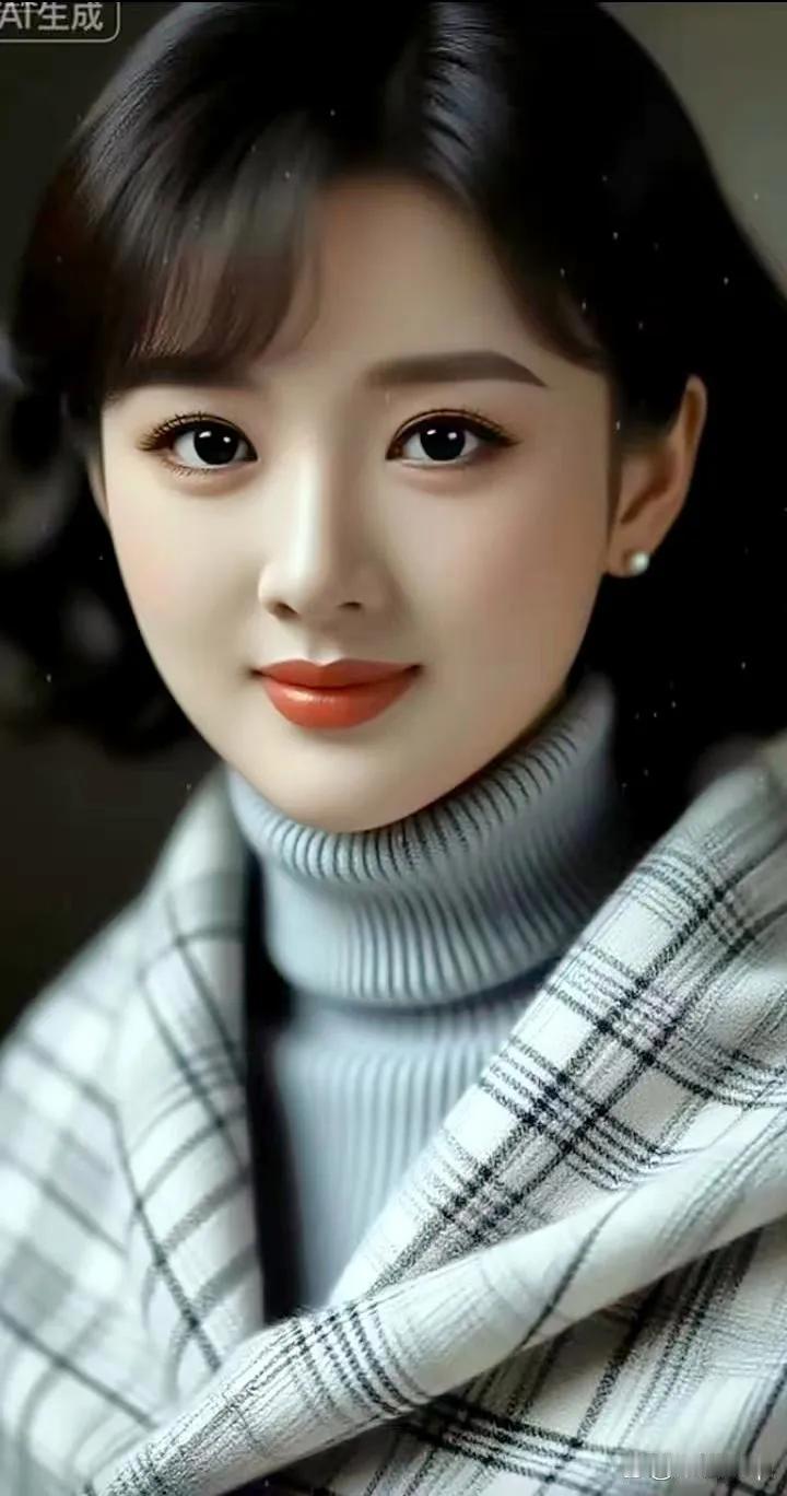 冬日暖阳下的温柔微笑😊