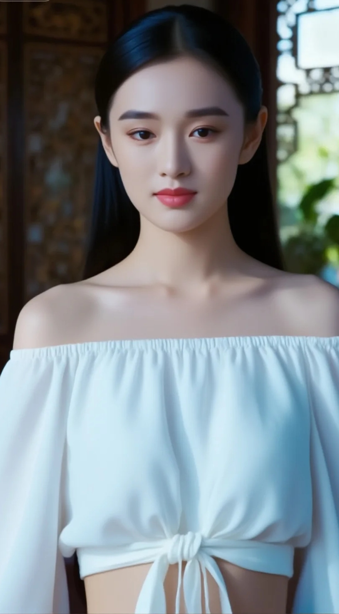 优雅白裙，清新自然，气质出众！