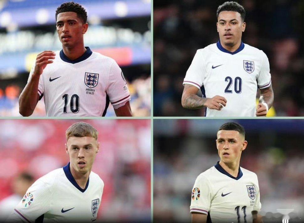 如果你是图赫尔，英格兰国家队的10号位你会选谁？👀贝林厄姆、帕尔默、福登，还