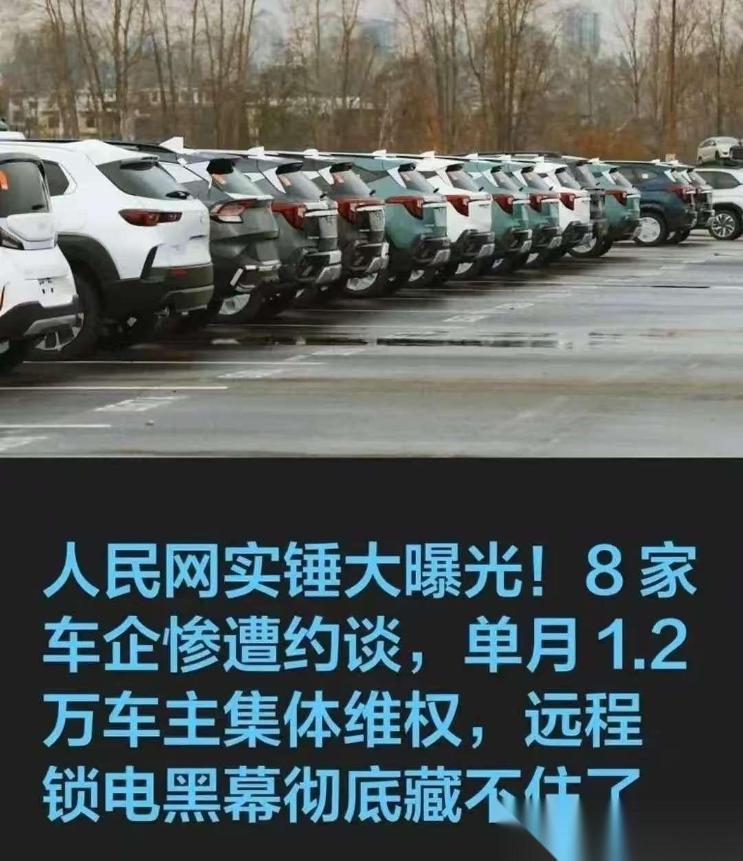 令无数人都感到愤怒。500公里续航的车，实际不到300公里，厂家在后台悄悄动了