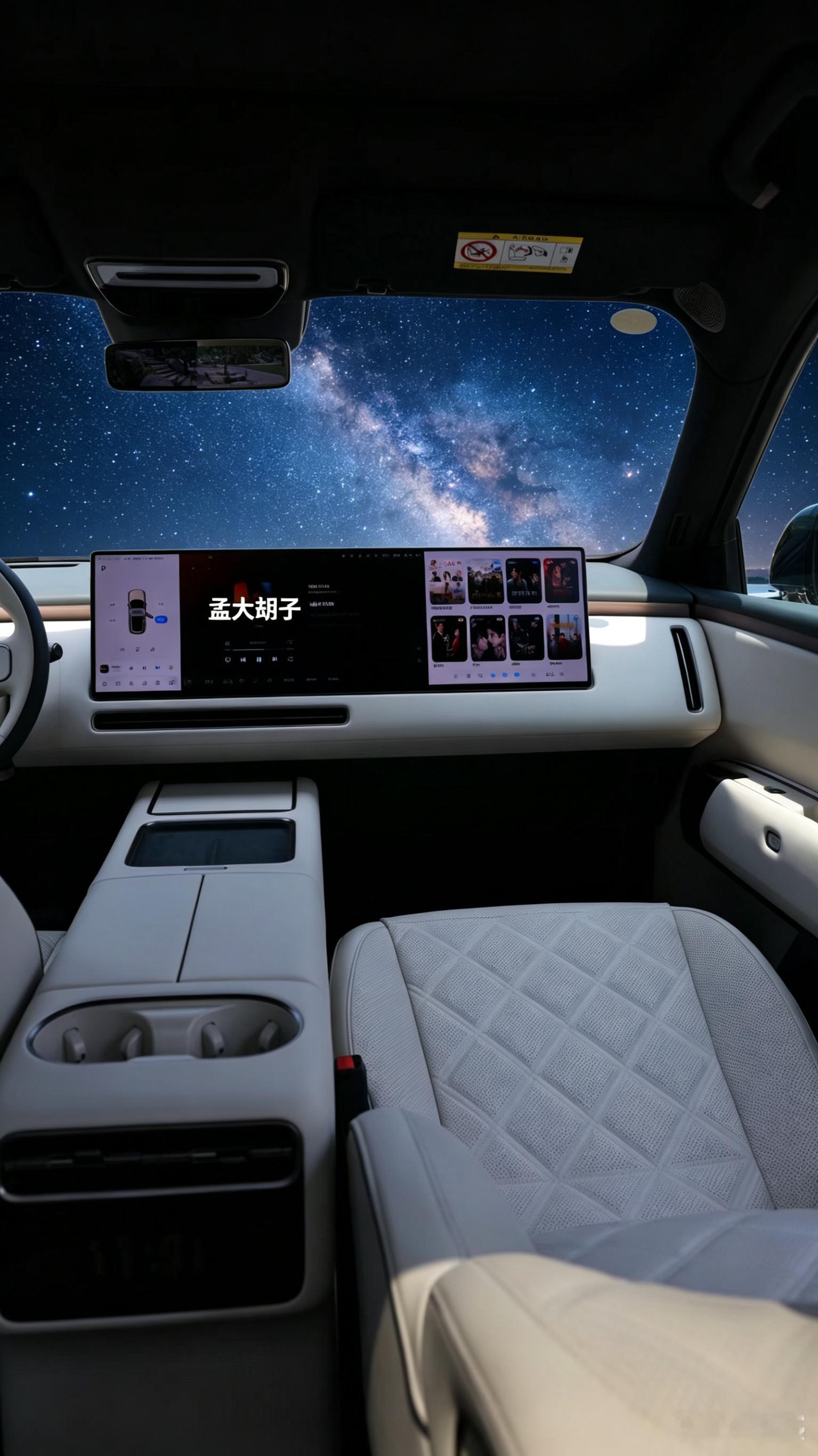 感谢甲方赞助的1000块，落地取车第一刻就执行甲方项目，拍星空的时候保证6K大屏