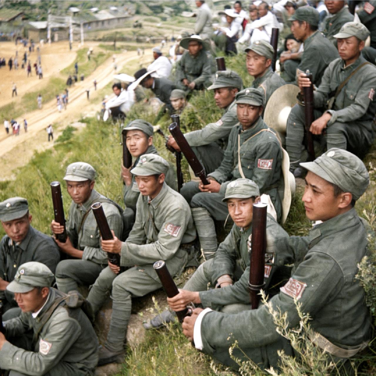 八路军缴获的日军掷弹筒，数量还不少呢