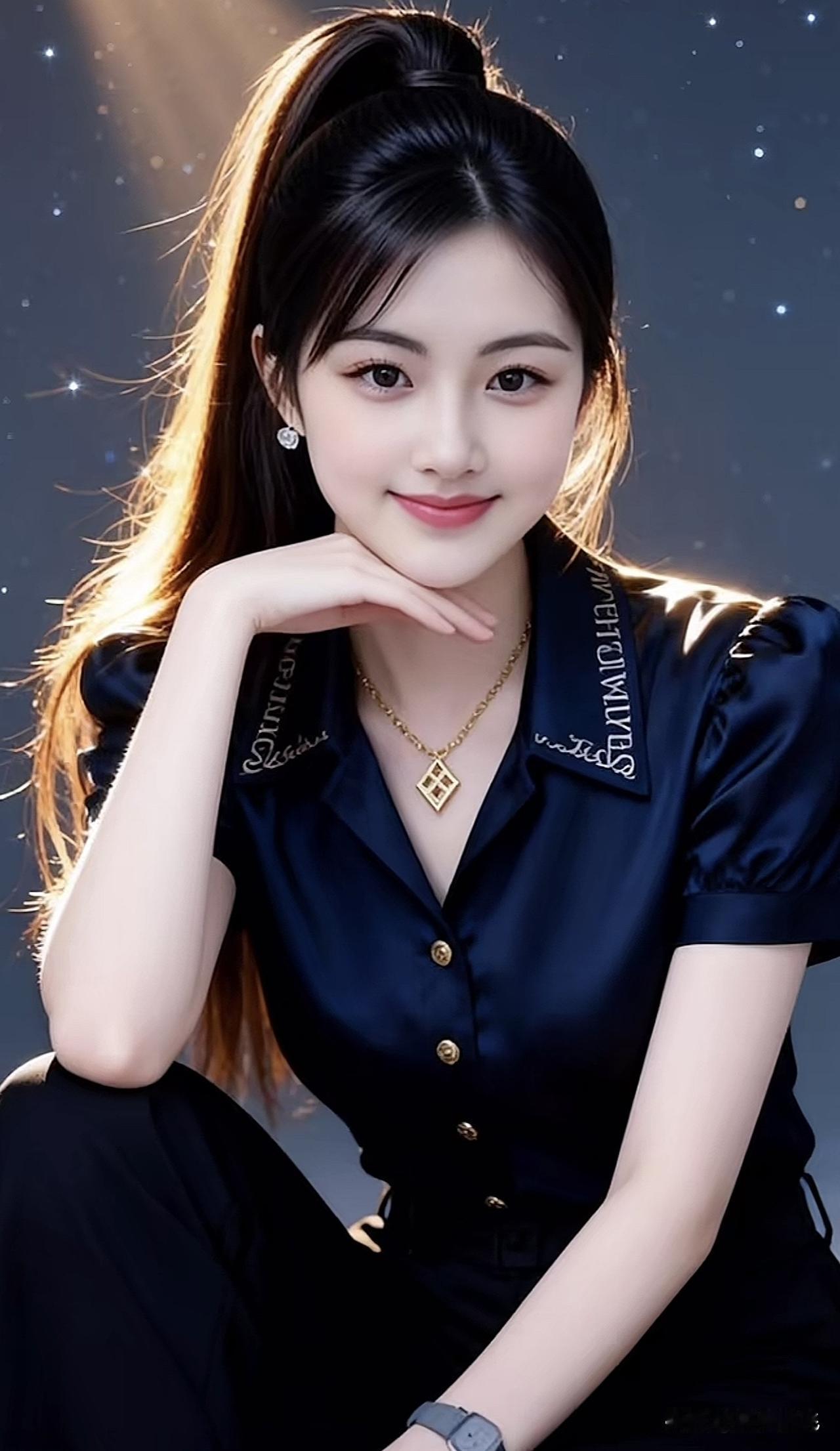 甜美少女风，黑发红唇，优雅迷人！💖✨气质红裙女玫瑰红裙少女红裙少女写真玫