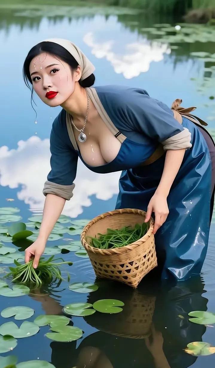 赞江南女子青云/随笔月魄凝香雪作肌，江南烟雨润芳姿；风摇星斗花间舞，露缀