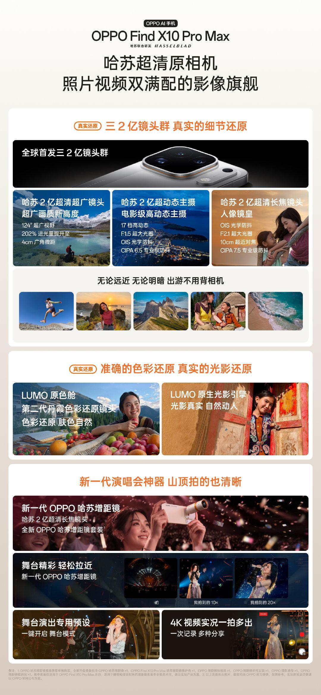 OPPOFindX10ProMax的三2亿像素镜头群，还有第二代丹霞色彩还原镜头，现场拍的#OPPO