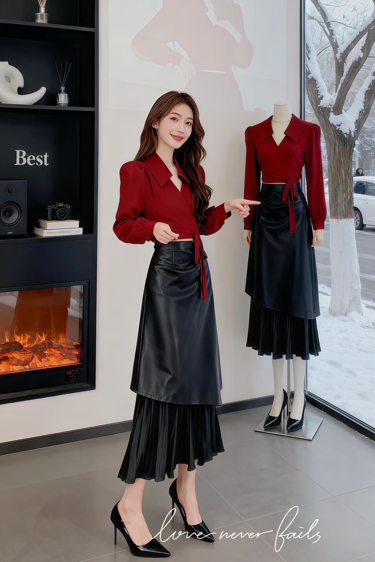 冬日暖阳下，优雅画作中，爱猫相伴，生活如诗。