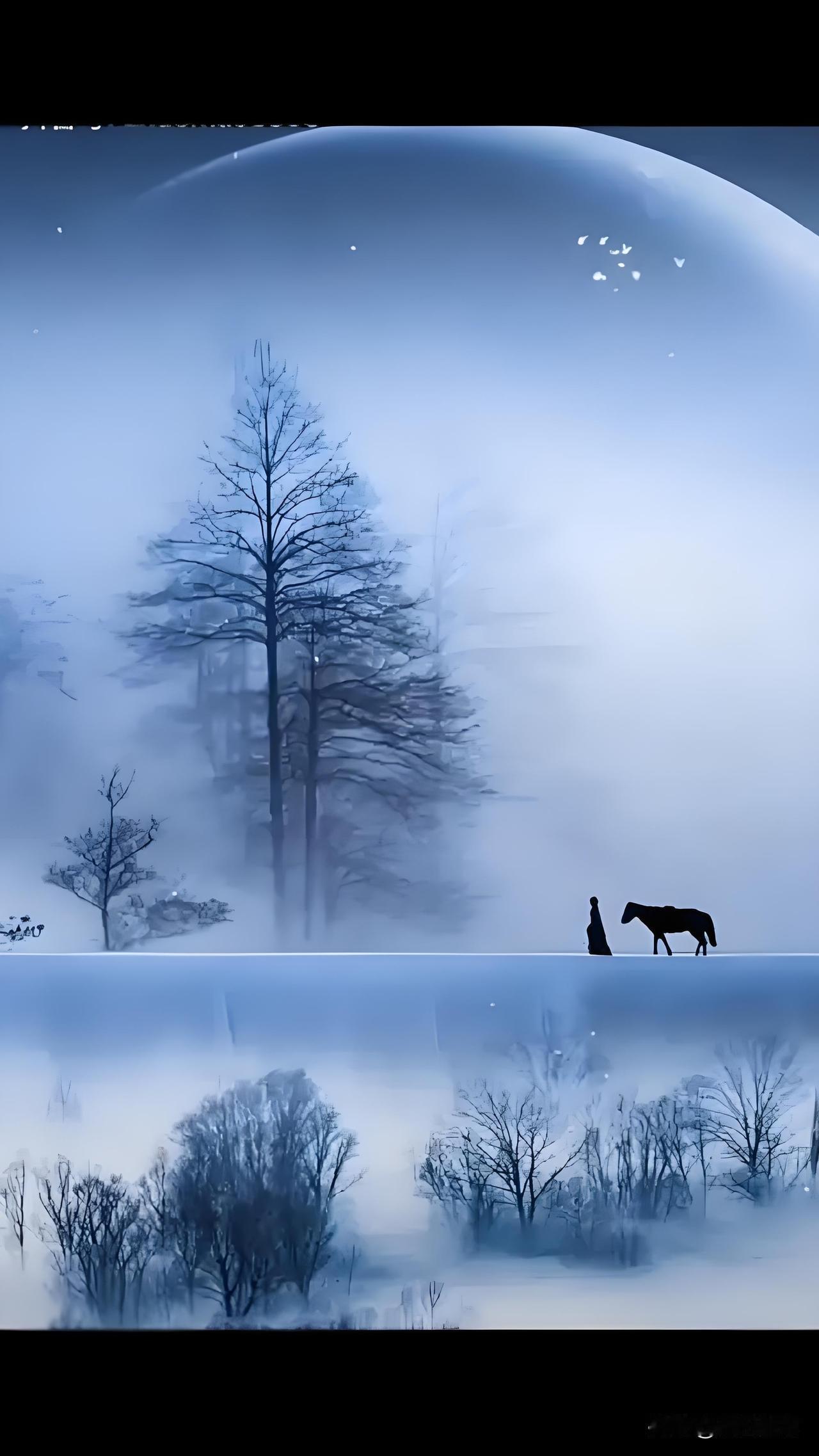 今日立冬。秋的句点已落定。天地收起喧嚣，将万物纳入一个巨大的静默。这静