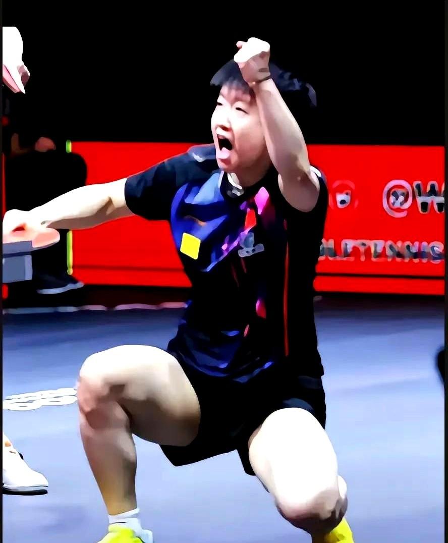 永远的痛是永远消除不了的！要说卫冕冠军，孙颖莎当之无愧：世界杯卫冕冠军，世锦