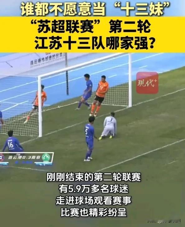 苏超能否与村超一样火爆全国？！！江苏省城市足球联赛（简称“苏超”）由江苏省体育