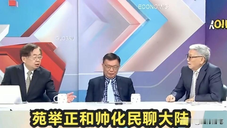 台湾名嘴帅化民、严震生俩人与苑举正对大陆使用简体字有不同看法。在王浅秋主持的