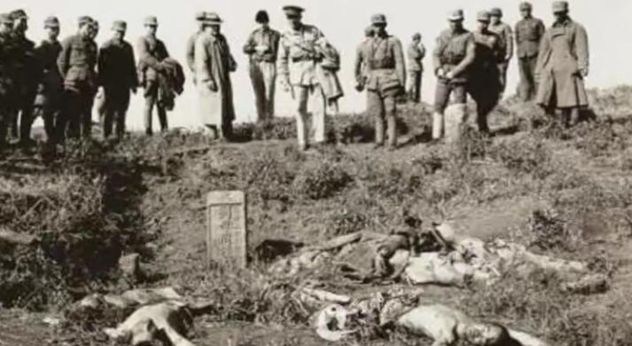 1942年初，蒋介石派人视察长沙会战的阵地，看见满山满谷都是日军尸体后，一个参谋