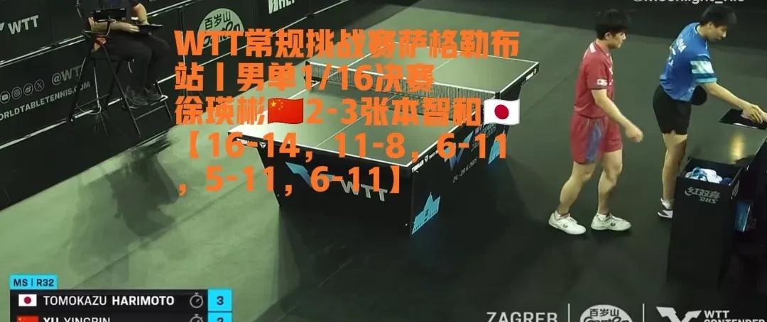 2025wtt常规挑战赛萨格拉布站／被张本让二追三(24岁pk22岁)世界第
