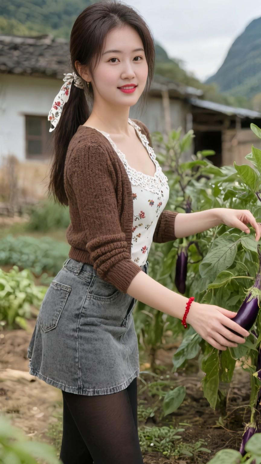 我的农村生活清纯甜美农村女孩日常