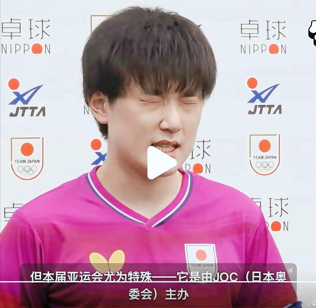亚运会前的采访：张本智和最后一段话，为何感觉和以往不同了？记者问：中国选手最