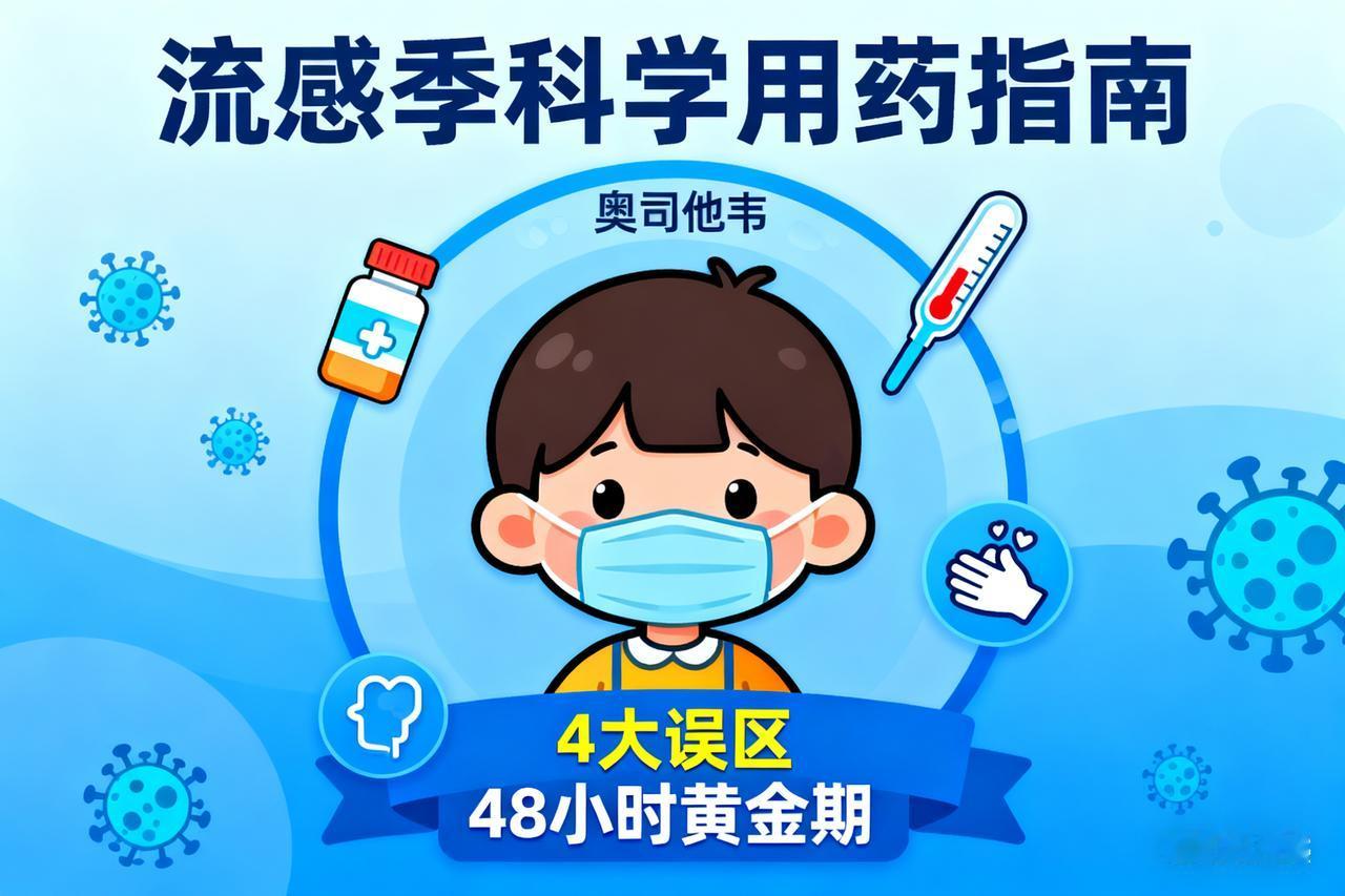 流感季家长疯抢“神药”！4大用药误区坑娃，奥司他韦48小时内吃才有效“孩子烧