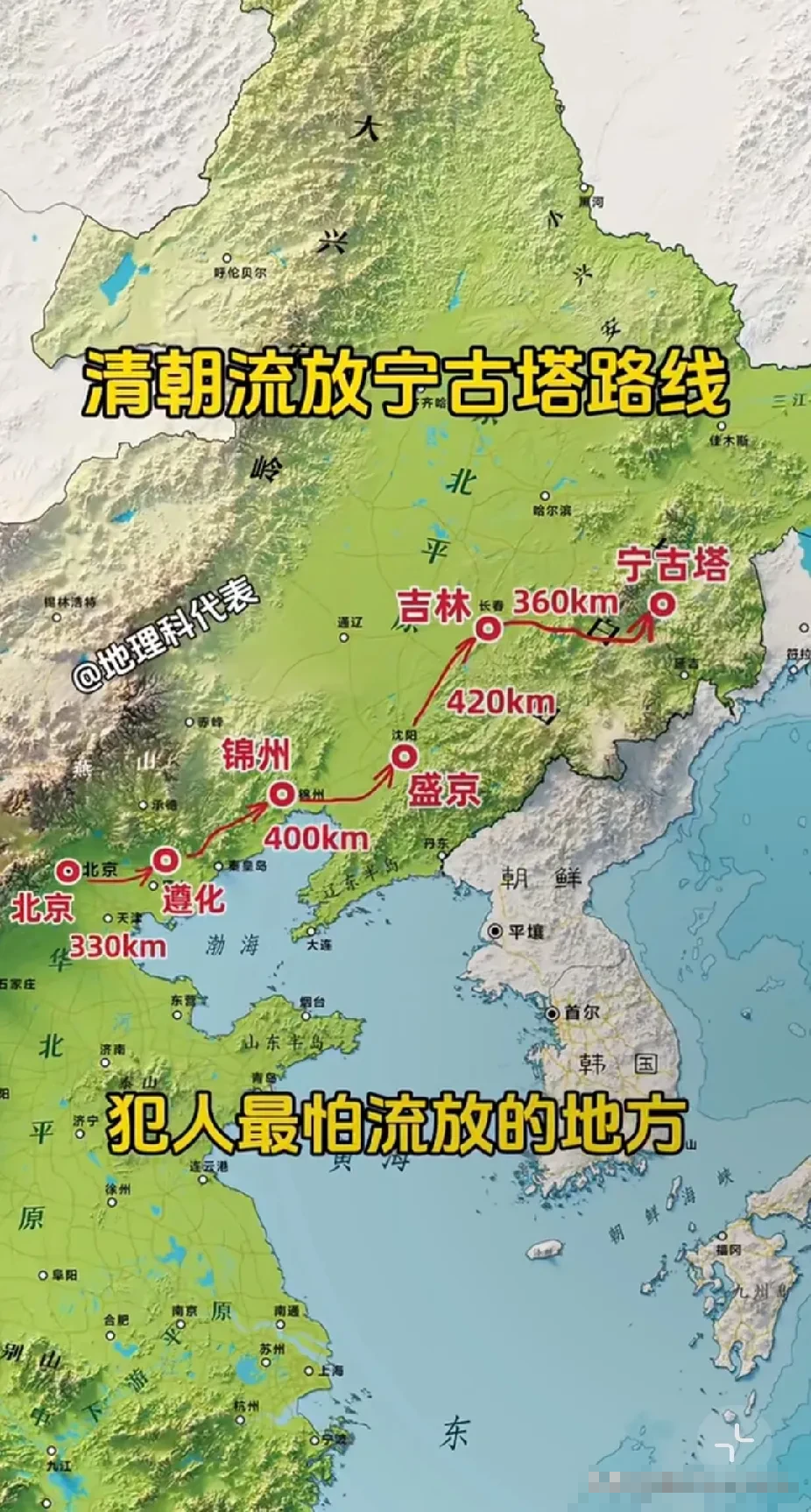 古代有名的流放地“宁古塔”在什么地方？