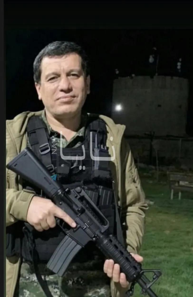 叙利亚库尔德武装“叙利亚民主军”（SDF）指挥官马兹卢姆·阿卜迪在哈塞克省行政中