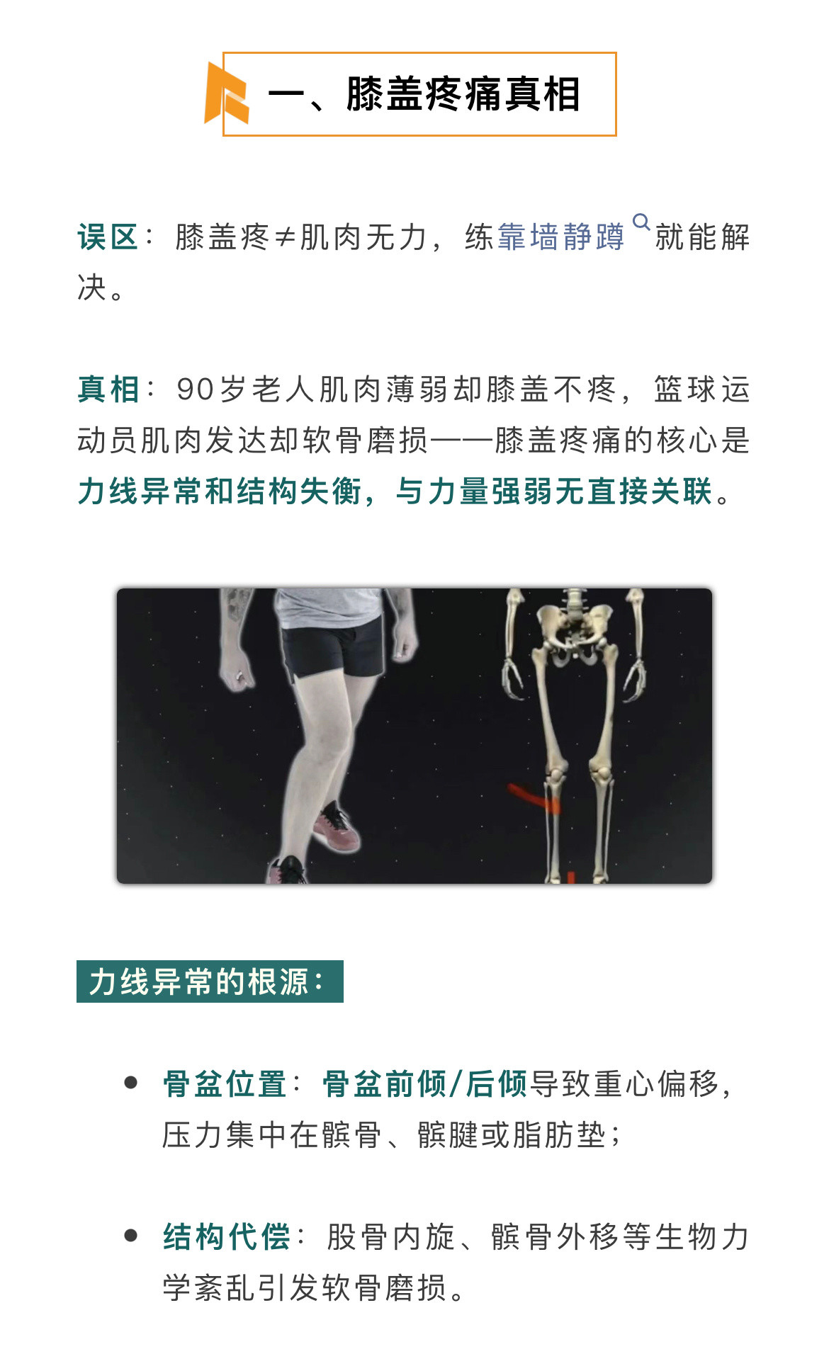 这类人不适合做靠墙静蹲膝盖疼，到底是不是要加强肌肉力量，做靠墙静蹲？为什么有些