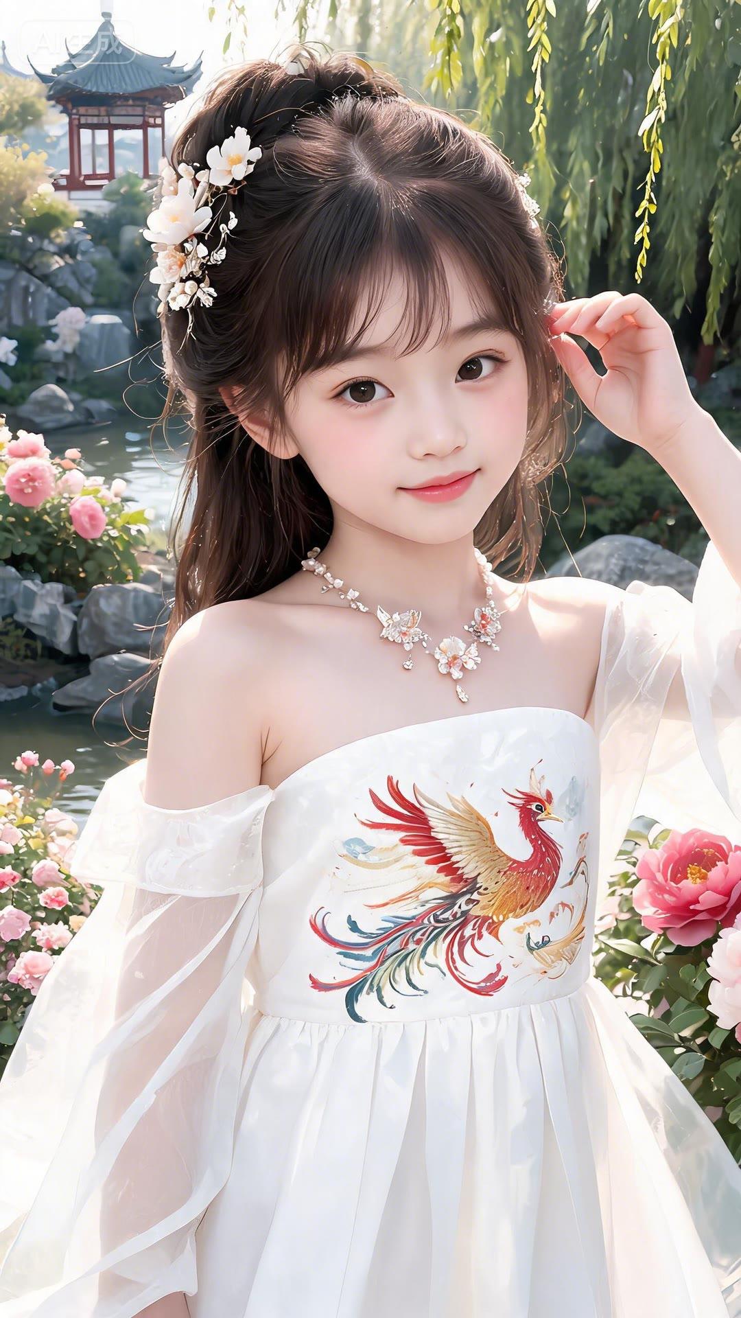 迷人的美少女