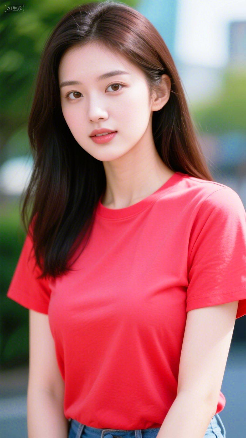 即梦AI 每日分享 清纯甜美 甜美微笑 甜系女孩