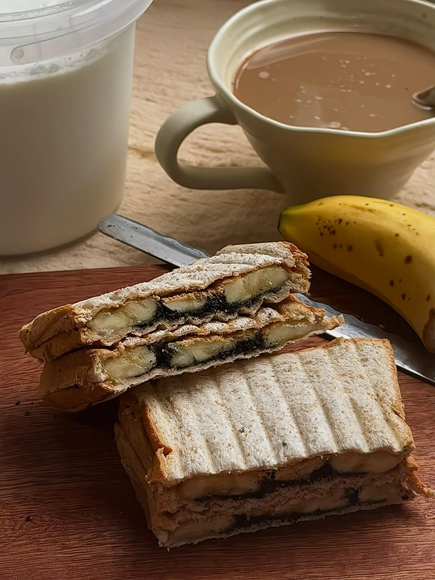 甜口热压🥪早餐​​​
