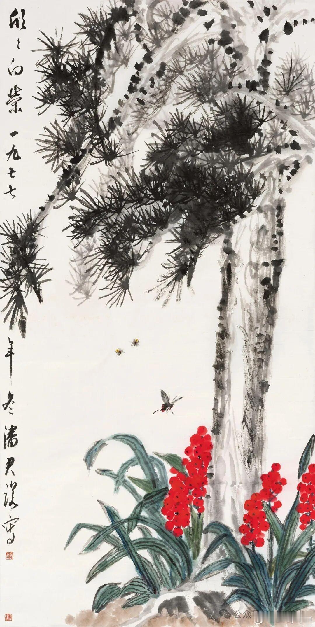 潘君诺（1906-1981）写意花鸟画，清雅空灵～书画圈国画雅集艺术分享写意画花