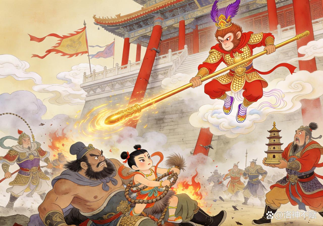 “大闹天宫”的深层社会意义很多人读《西游记》大闹天宫，只看见孙悟空桀骜不驯